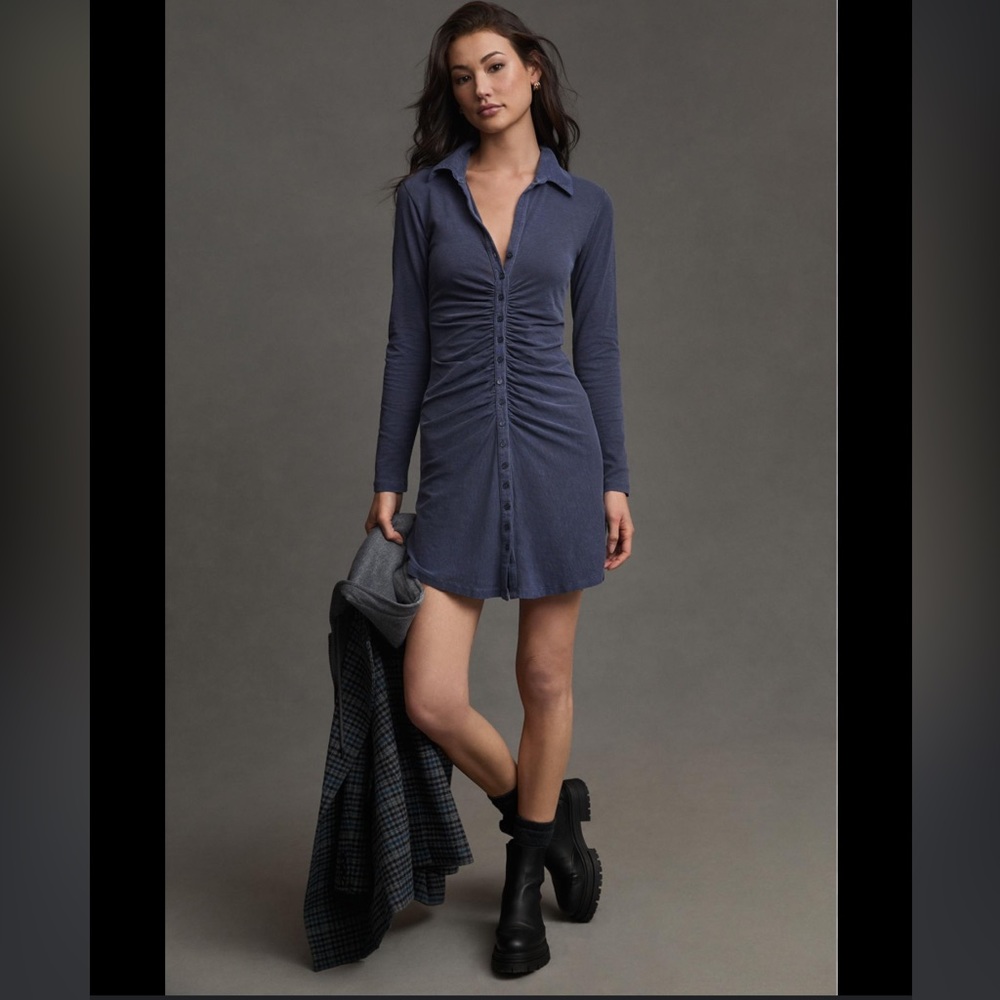 2. Sundry Ruched Mini Dress